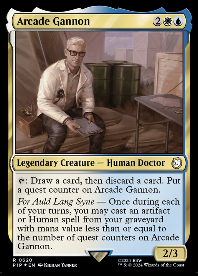 Arcade Gannon card front