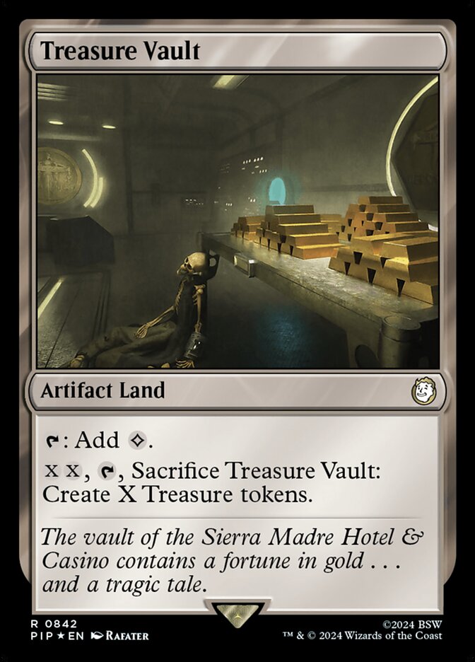 Treasure Vault card front