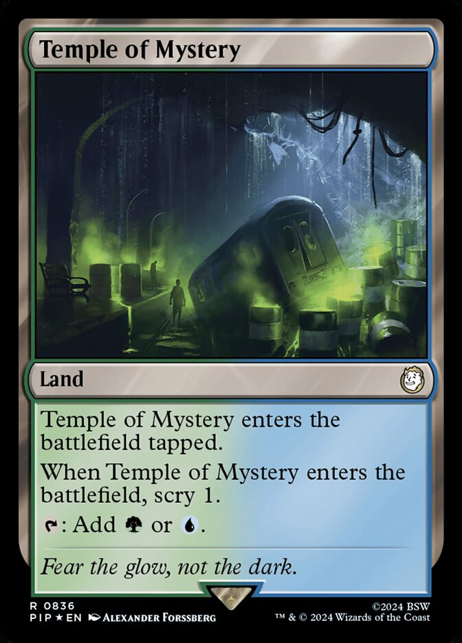 Temple of Mystery card front