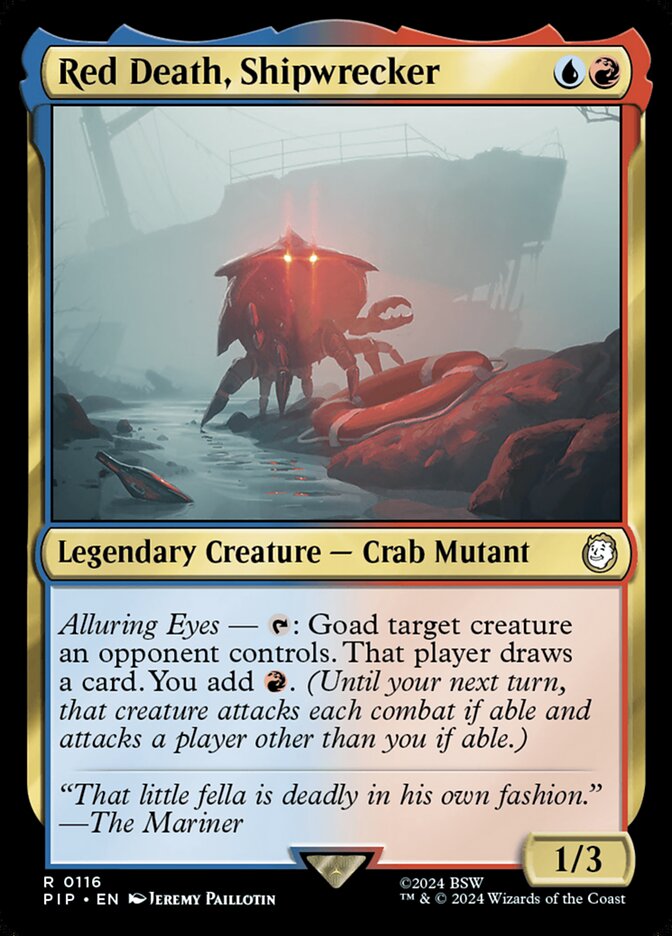 Red Death, Shipwrecker card front