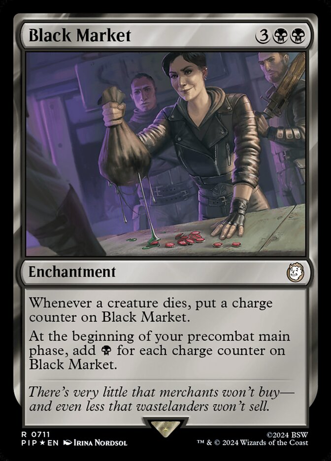 Black Market card front