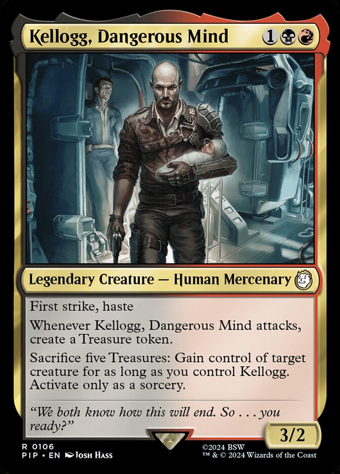 Kellogg, Dangerous Mind card front