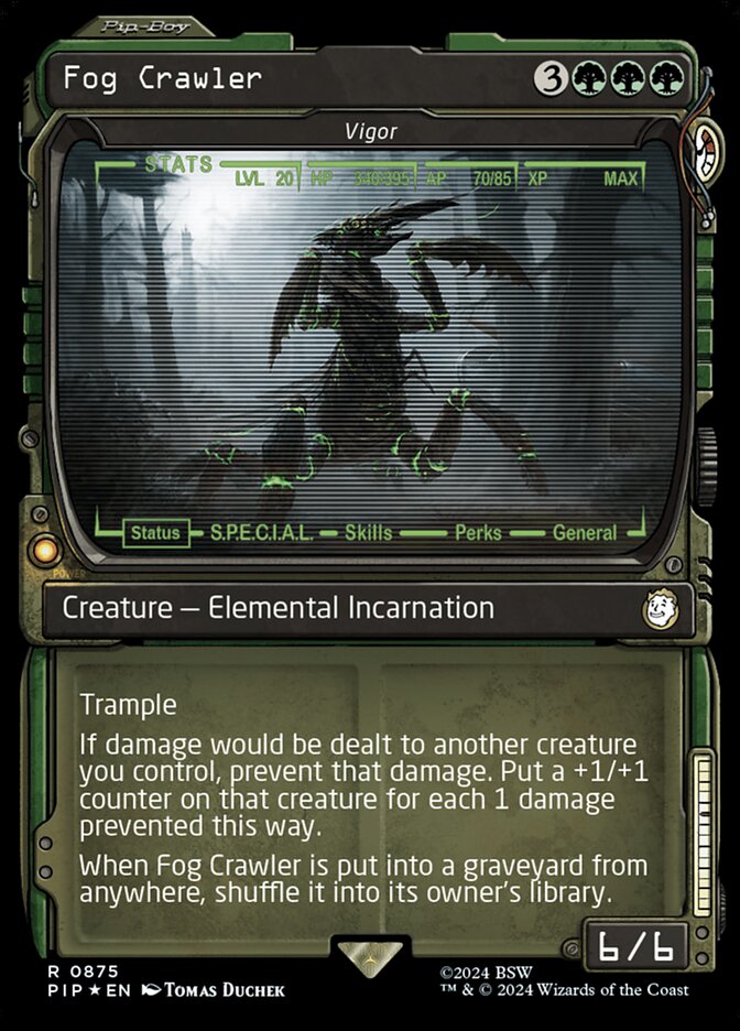 Vigor card front