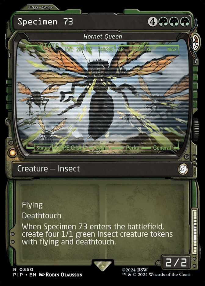 Hornet Queen card front