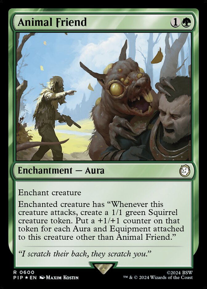 Animal Friend card front