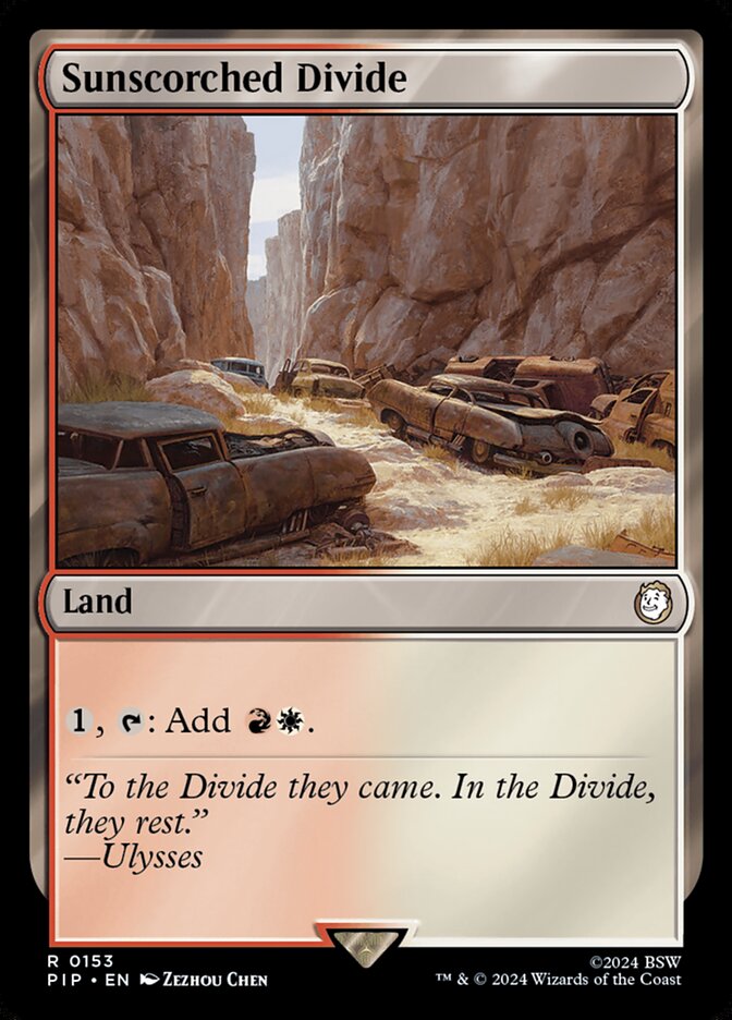 Sunscorched Divide card front