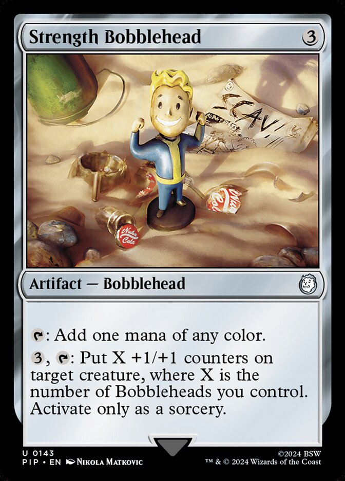 Strength Bobblehead card front