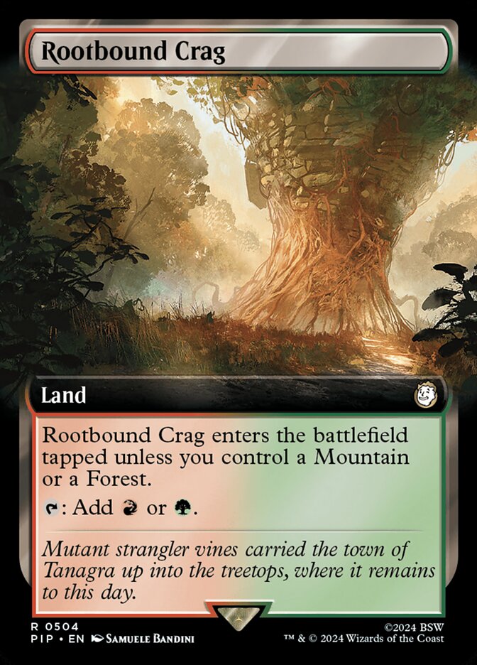Rootbound Crag card front