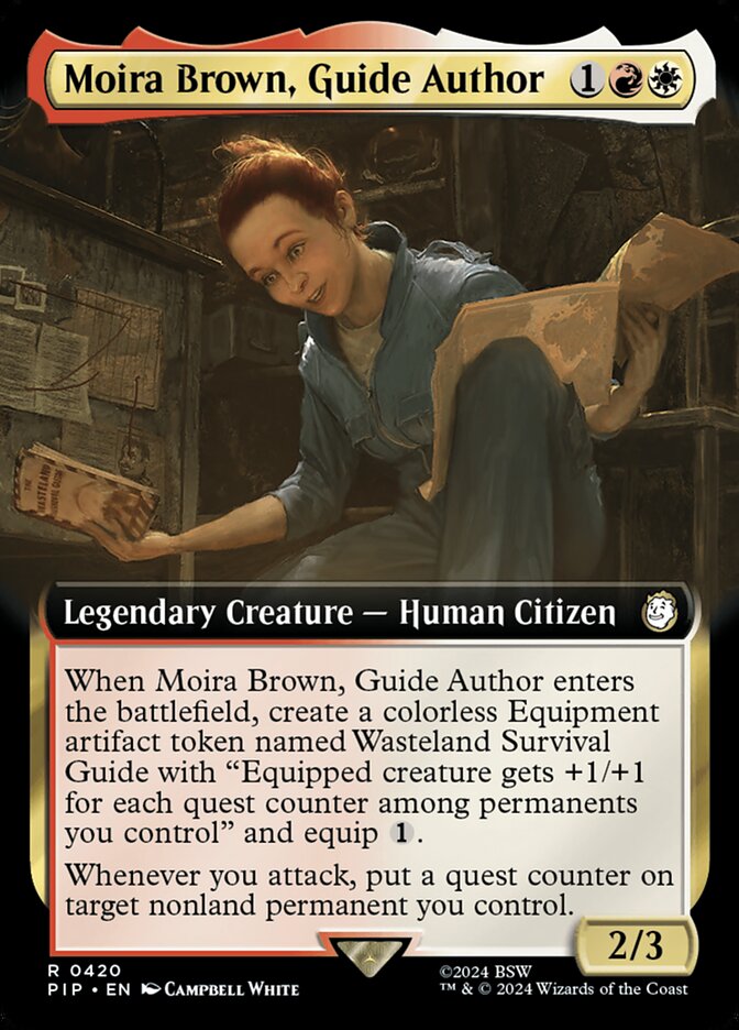 Moira Brown, Guide Author card front