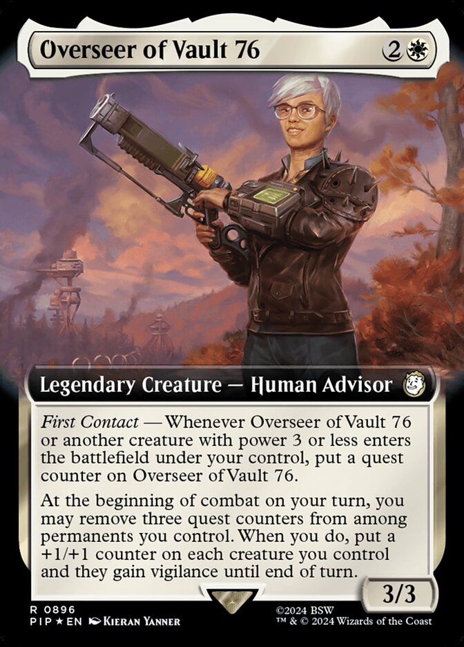Overseer of Vault 76 card front