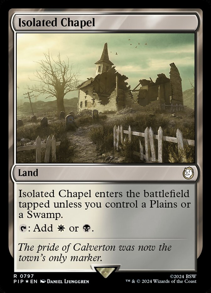 Isolated Chapel card front