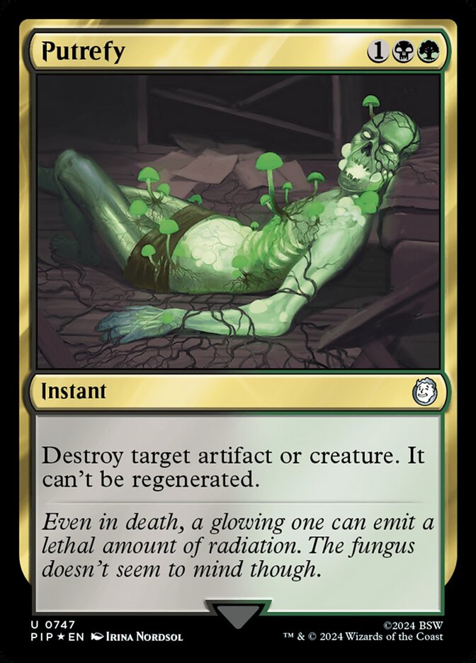Putrefy card front