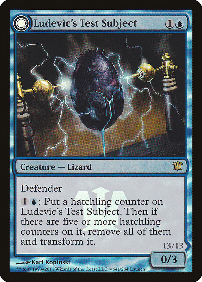 Ludevic's Test Subject card front