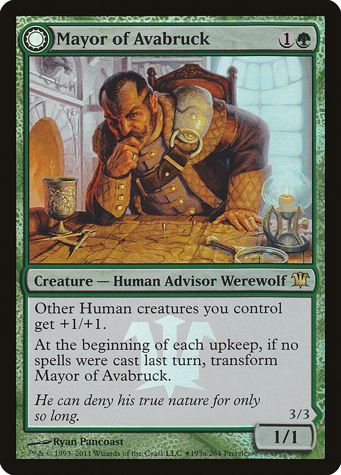 Mayor of Avabruck card front
