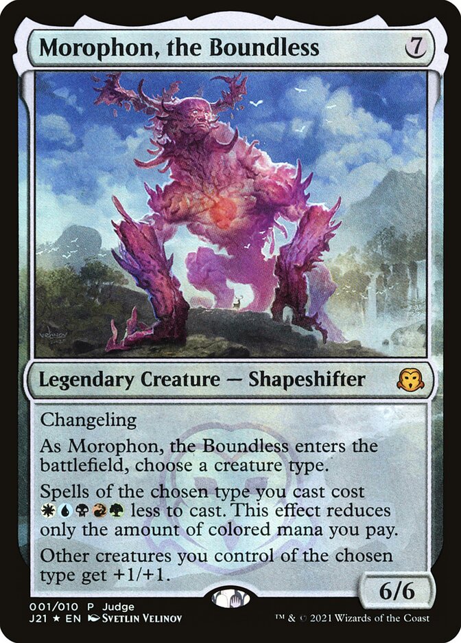 Morophon, the Boundless card front