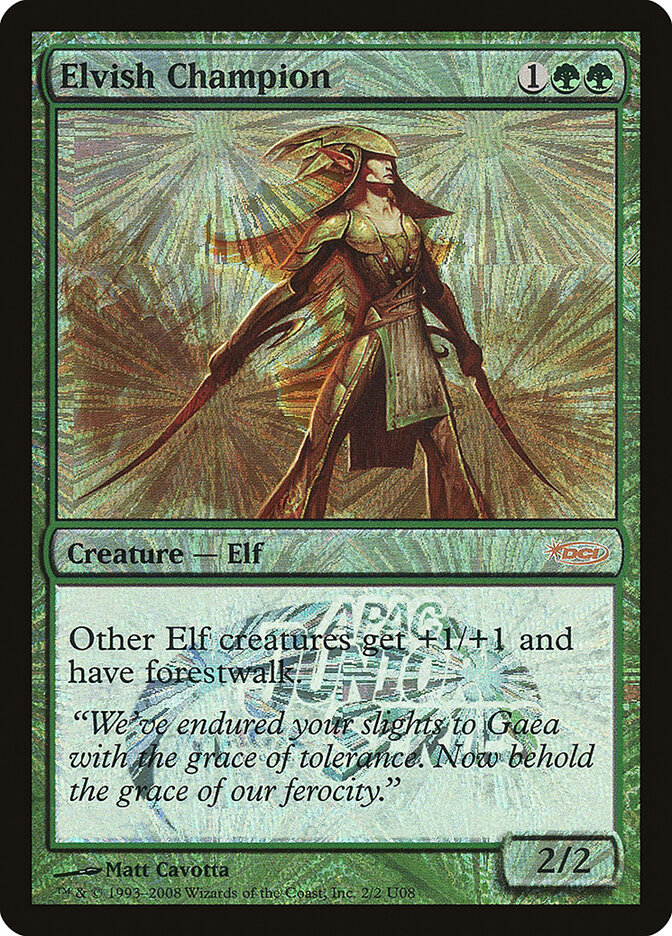 Elvish Champion card front