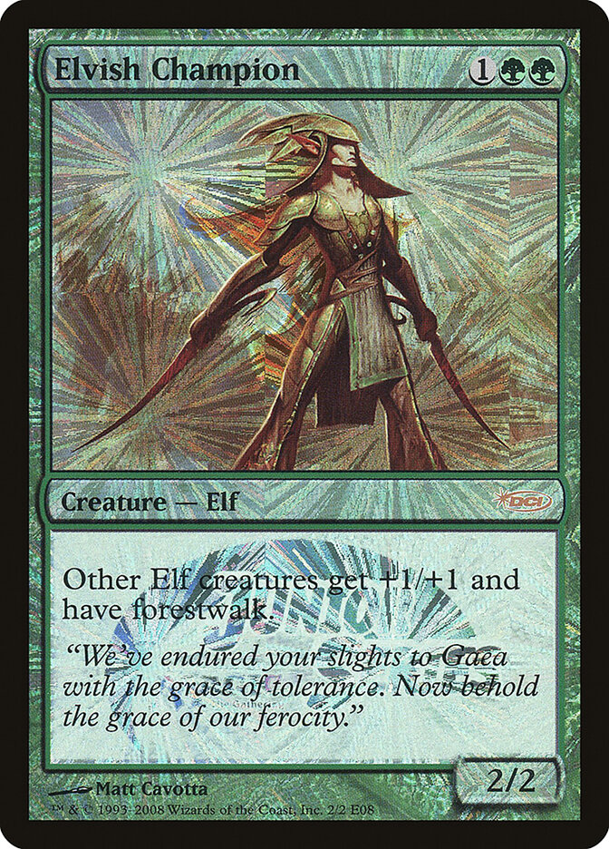 Elvish Champion card front