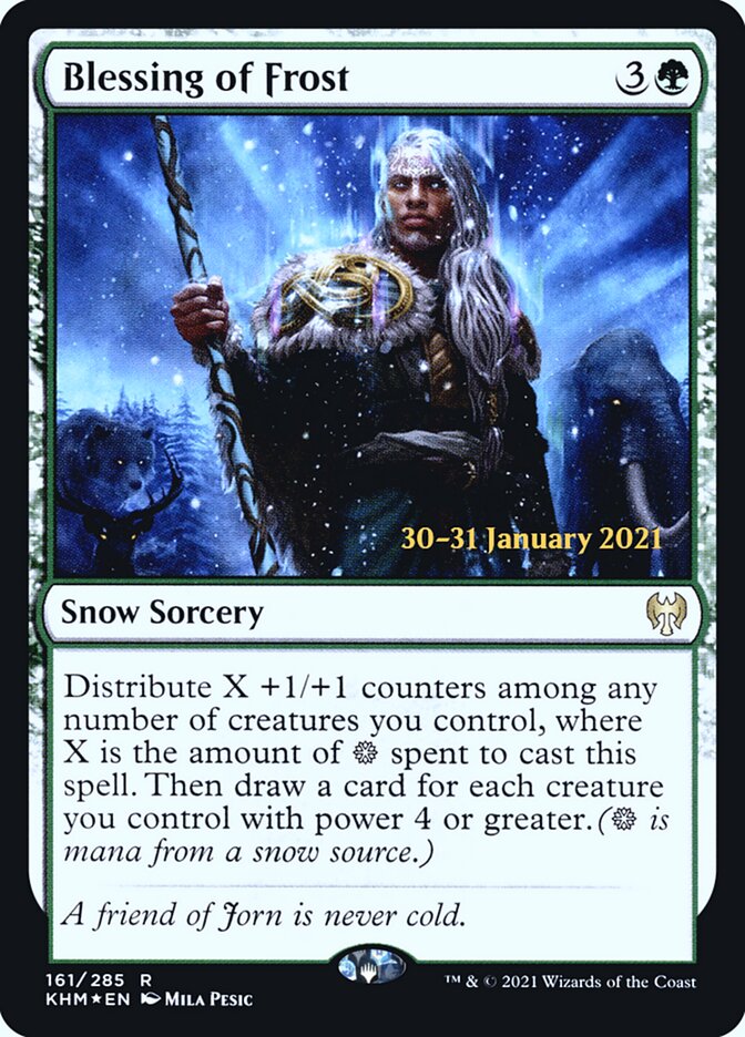 Blessing of Frost card front