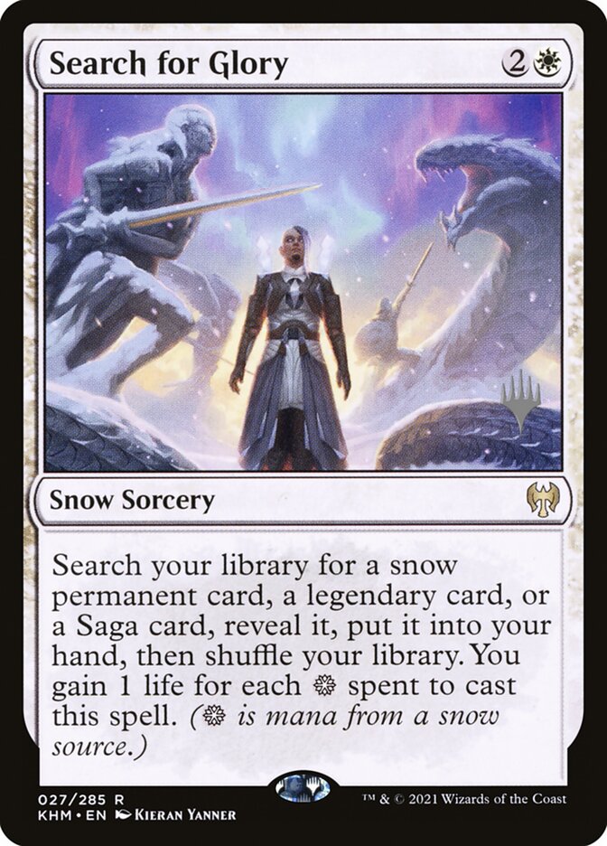Search for Glory card front