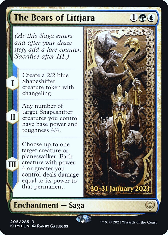 The Bears of Littjara card front