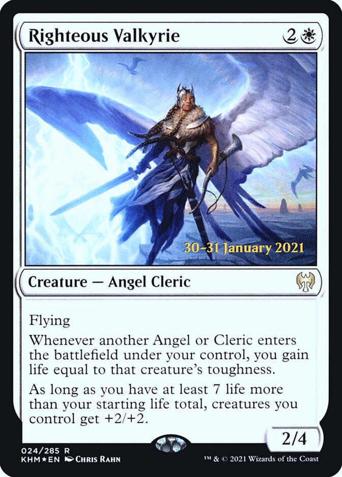 Righteous Valkyrie card front