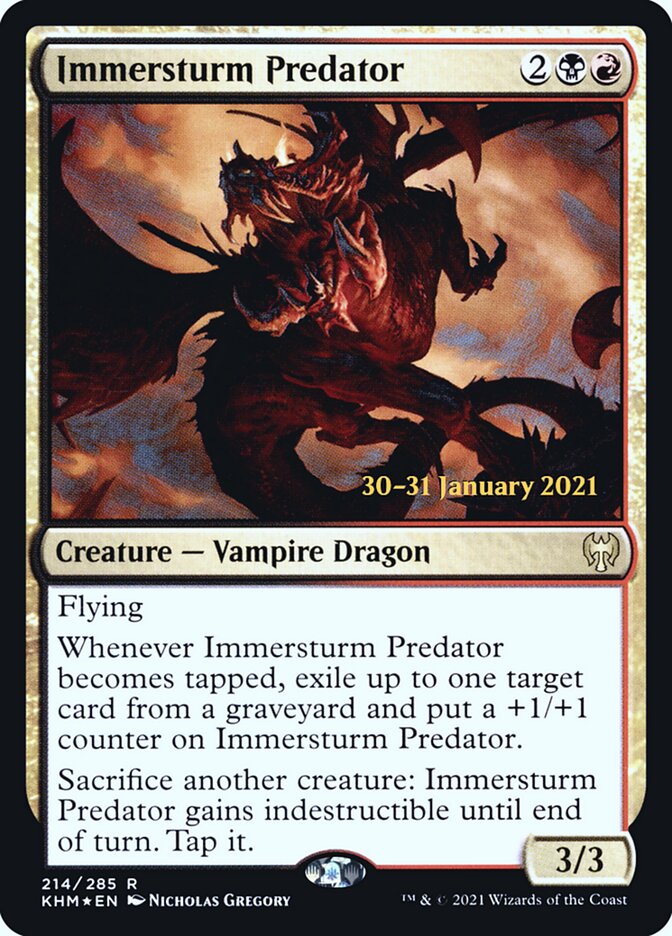 Immersturm Predator card front