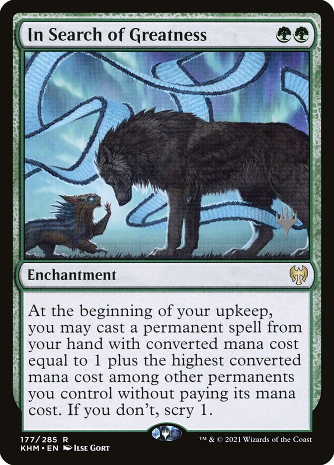 In Search of Greatness card front