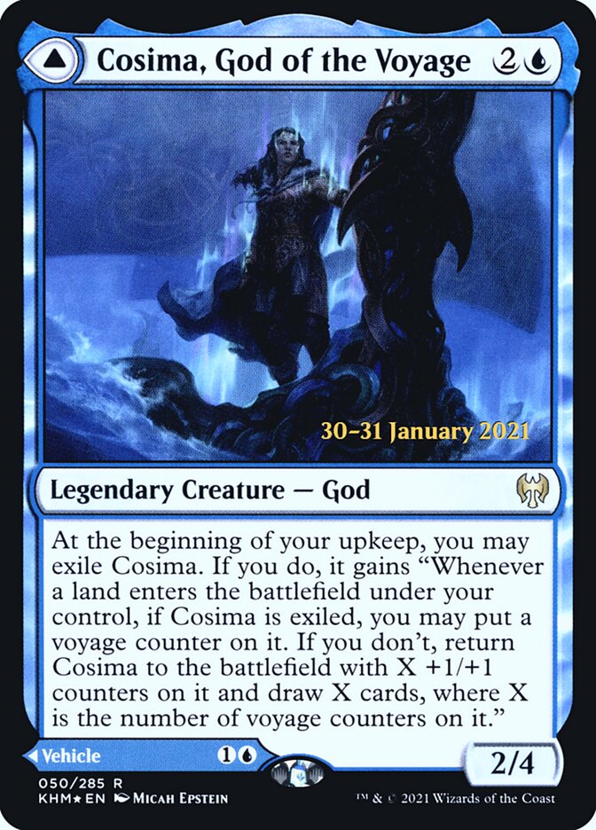 Cosima, God of the Voyage card front