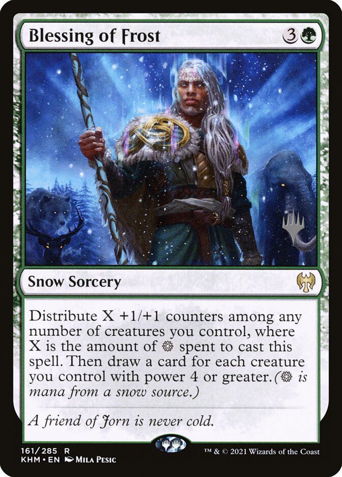 Blessing of Frost card front