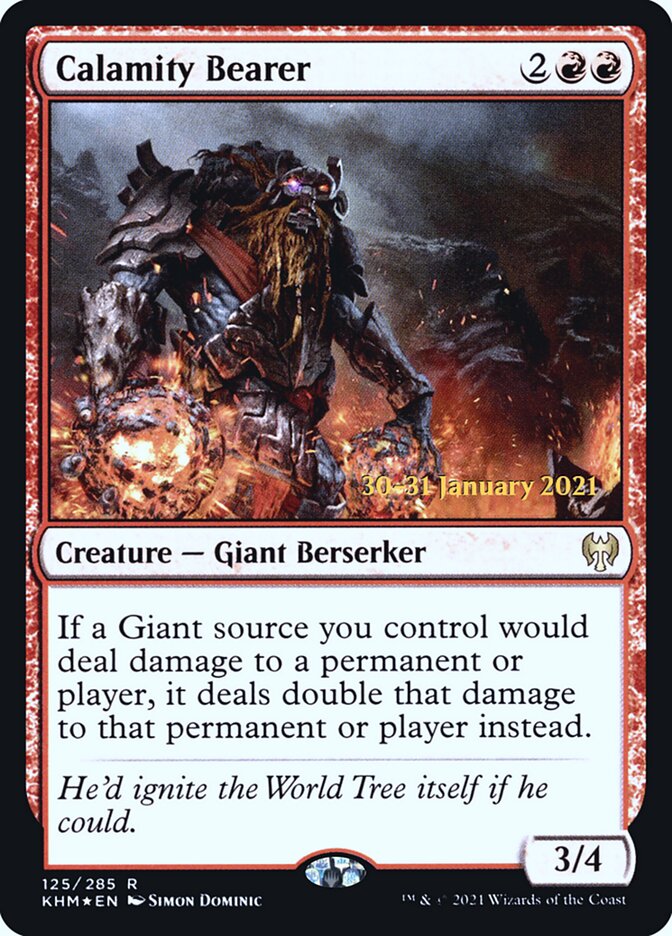 Calamity Bearer card front