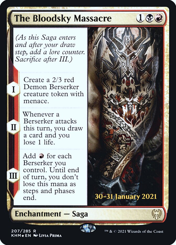 The Bloodsky Massacre card front