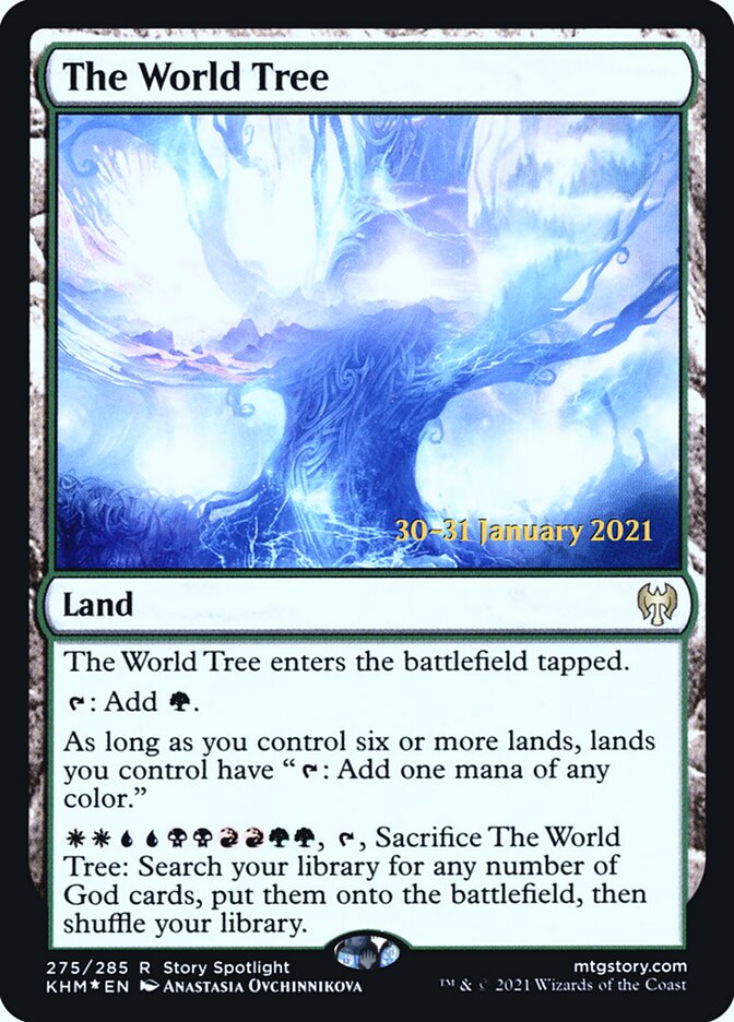 The World Tree card front