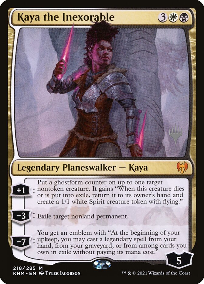 Kaya the Inexorable card front