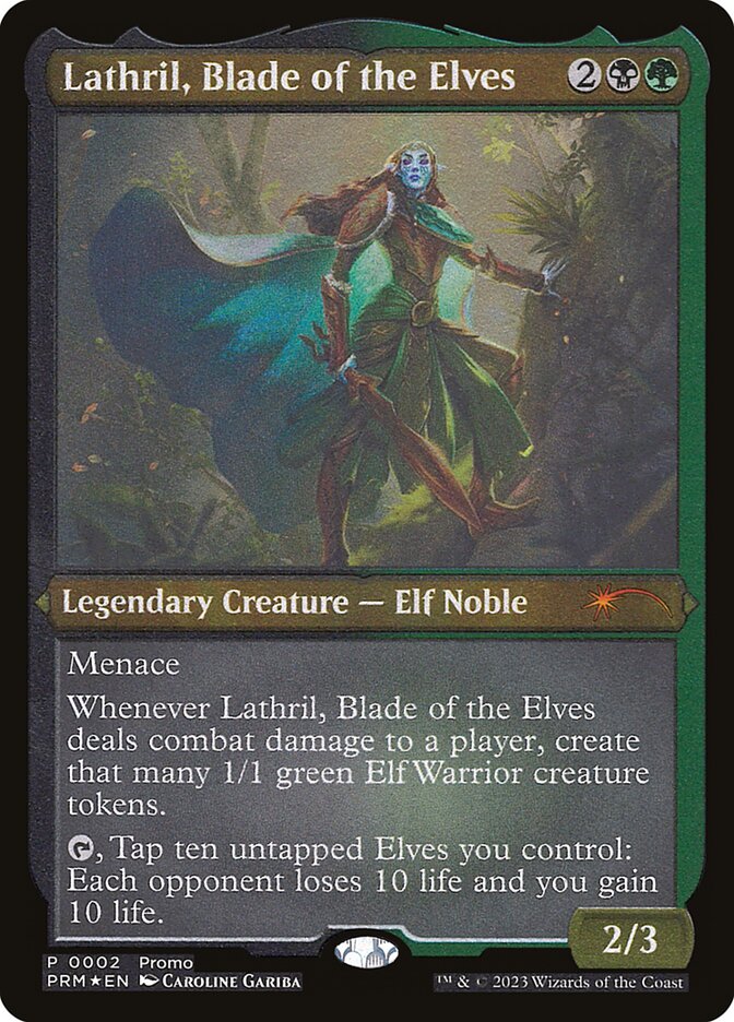 Lathril, Blade of the Elves card front