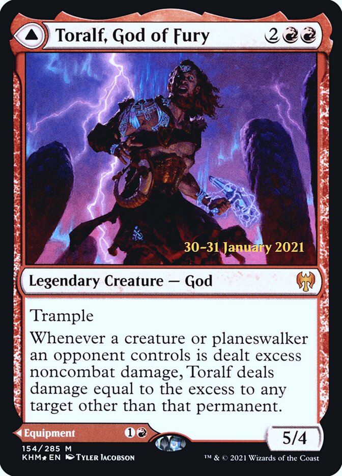 Toralf, God of Fury card front