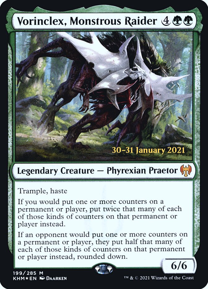 Vorinclex, Monstrous Raider card front