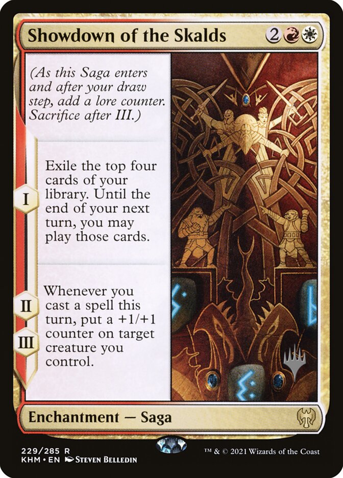 Showdown of the Skalds card front
