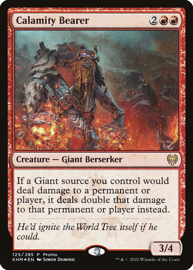 Calamity Bearer card front