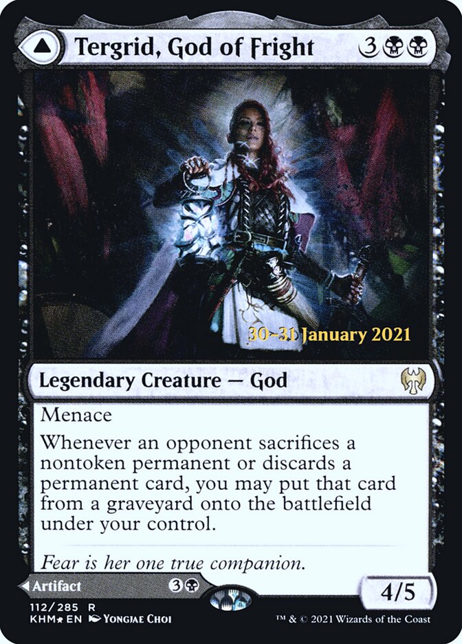 Tergrid, God of Fright card front