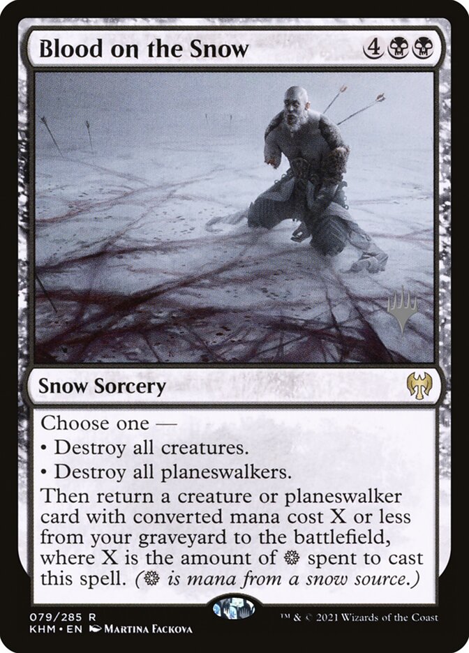 Blood on the Snow card front