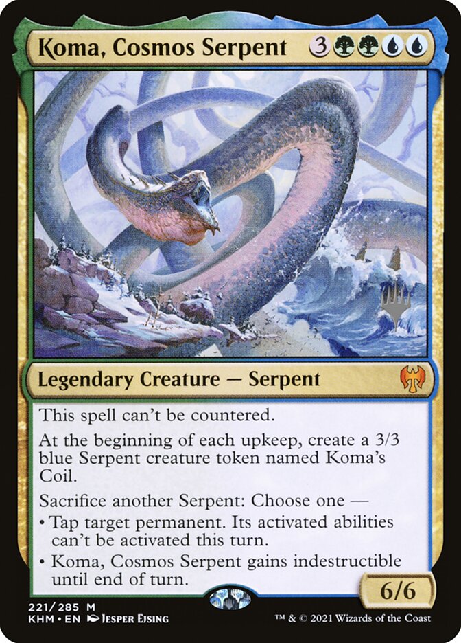 Koma, Cosmos Serpent card front