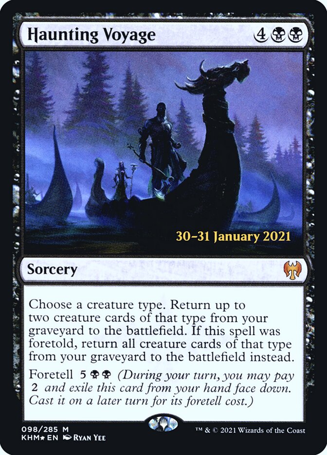 Haunting Voyage card front