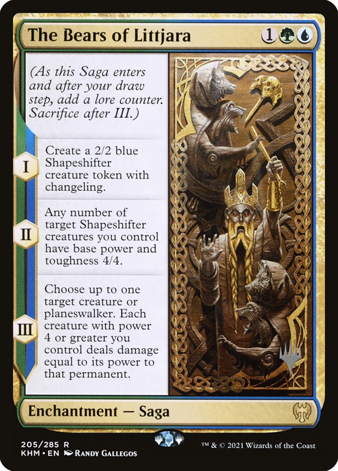 The Bears of Littjara card front