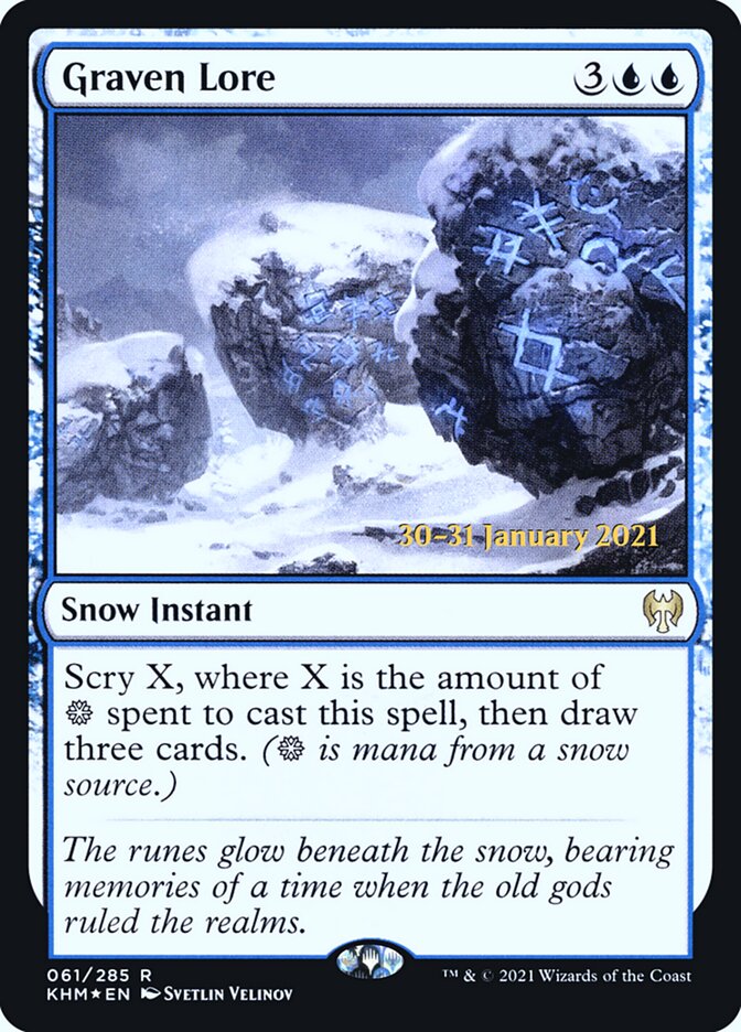 Graven Lore card front