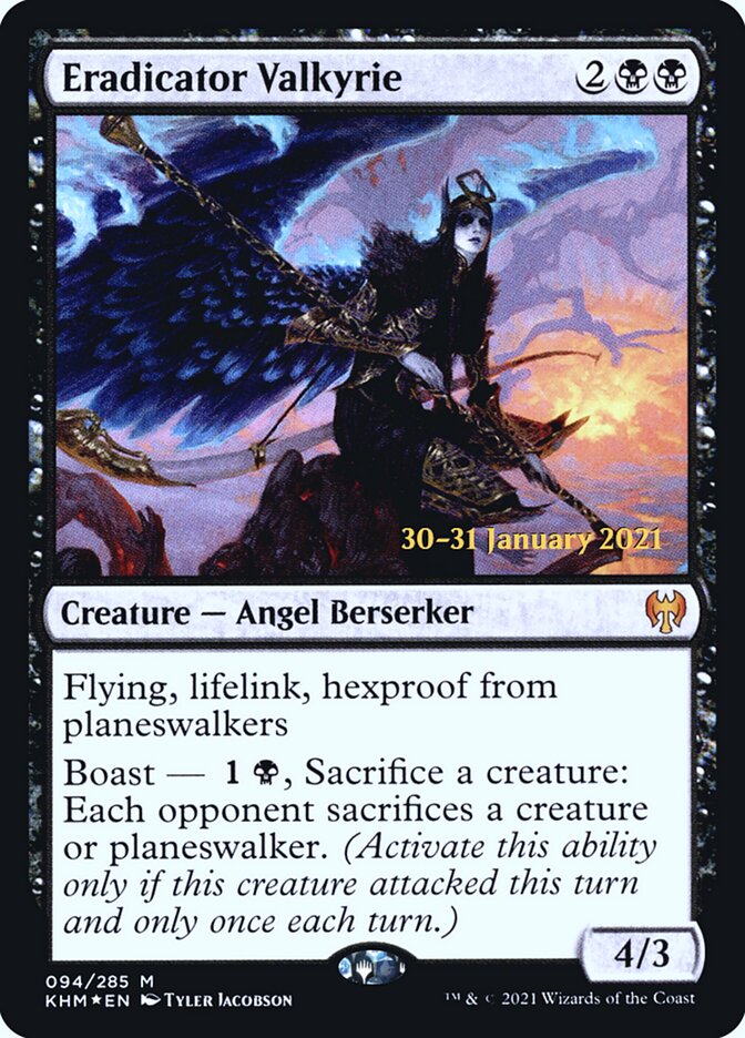 Eradicator Valkyrie card front