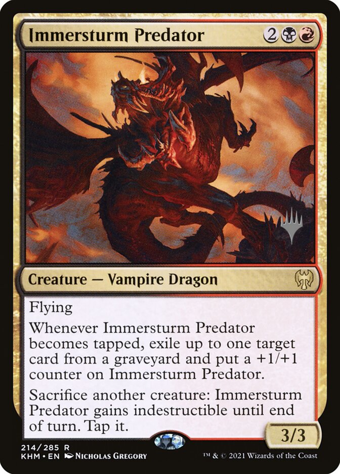 Immersturm Predator card front