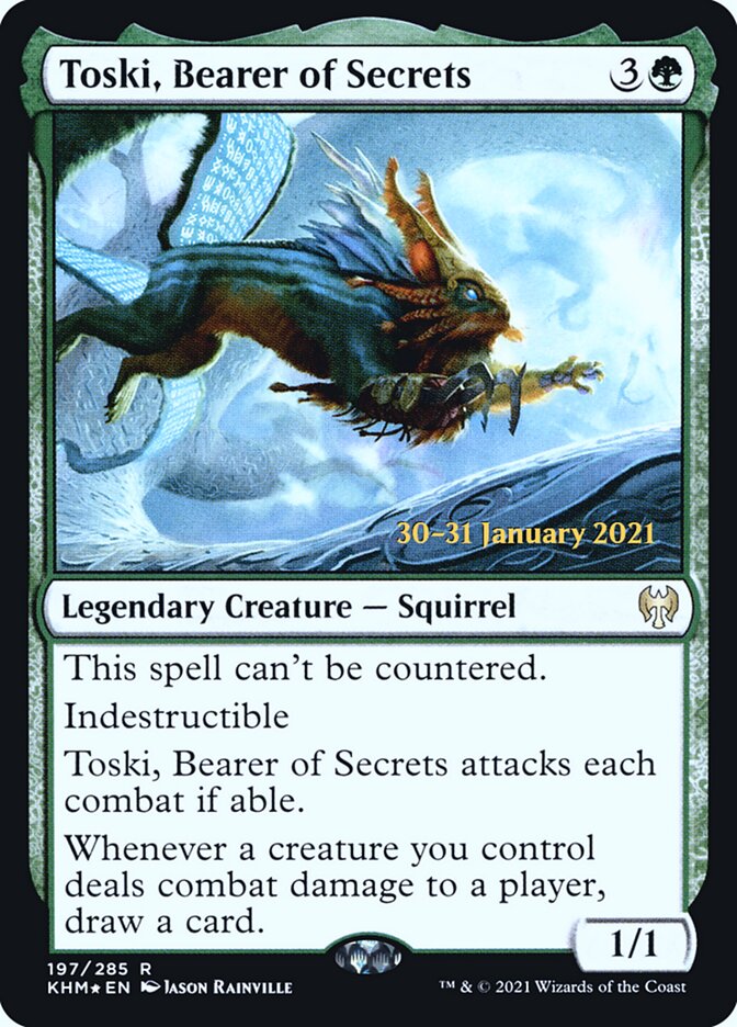 Toski, Bearer of Secrets card front