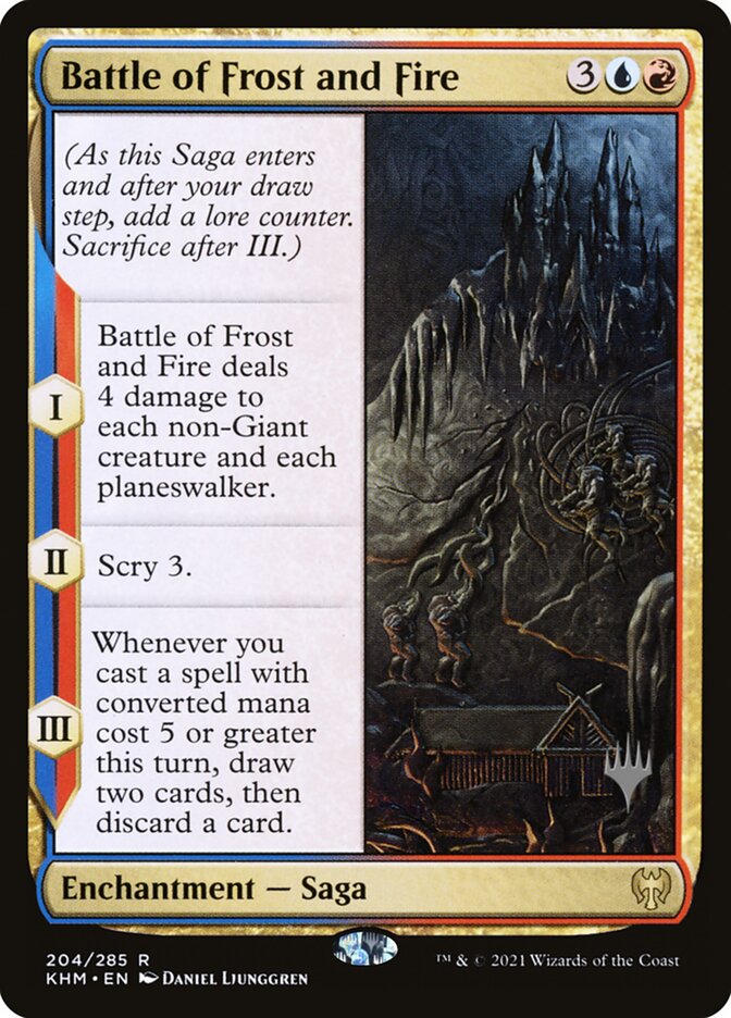Battle of Frost and Fire card front