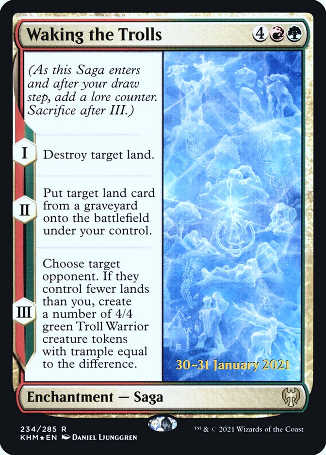 Waking the Trolls card front