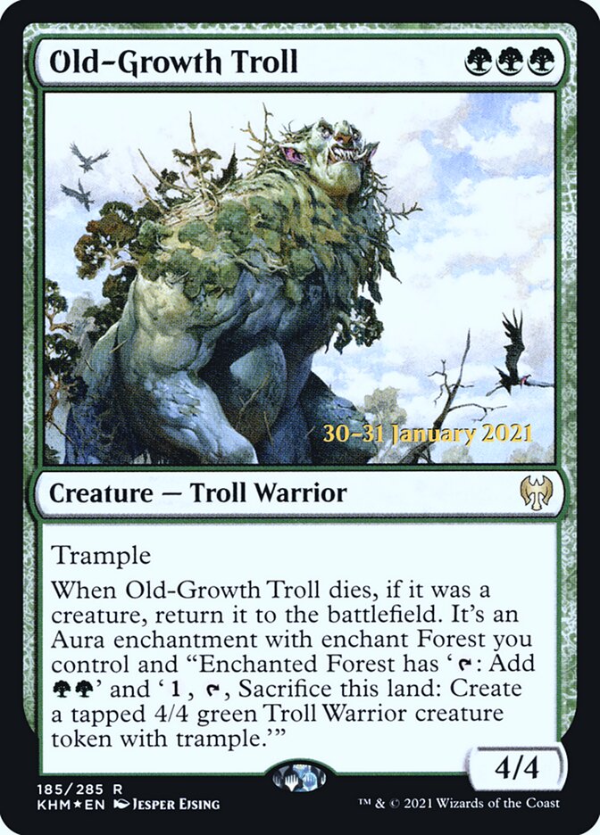 Old-Growth Troll card front